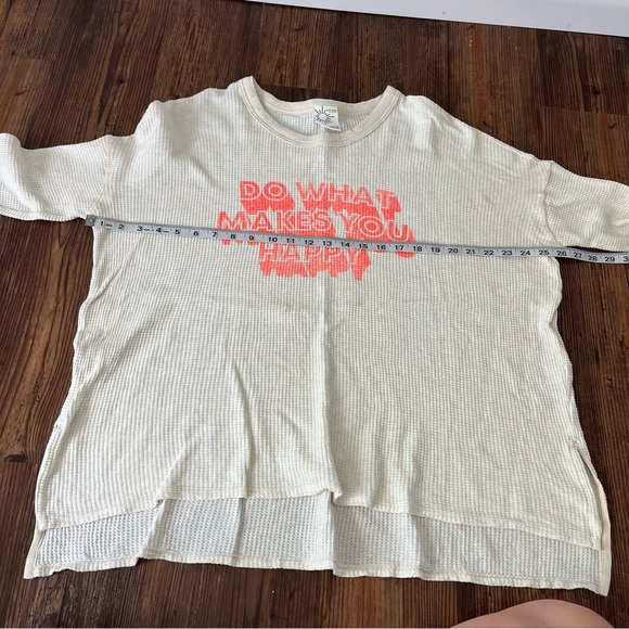 Offline by Aerie Oversized Thermal Oatmeal Colored Size Medium - Picture 4 of 13